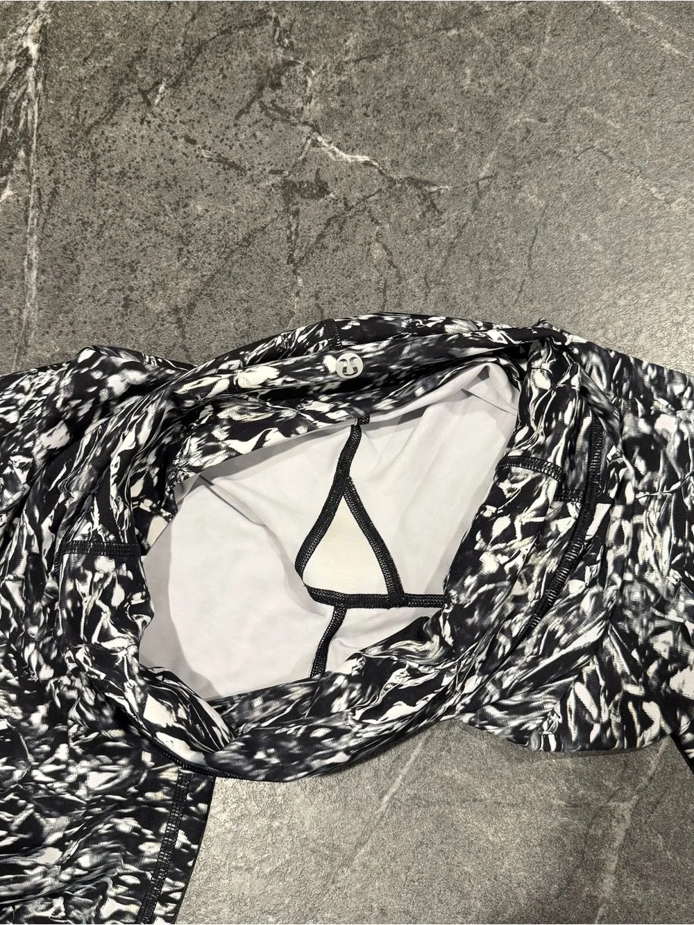 Lululemon Wunder Under ‘liquid platinum’ high rise full length leggings size 6